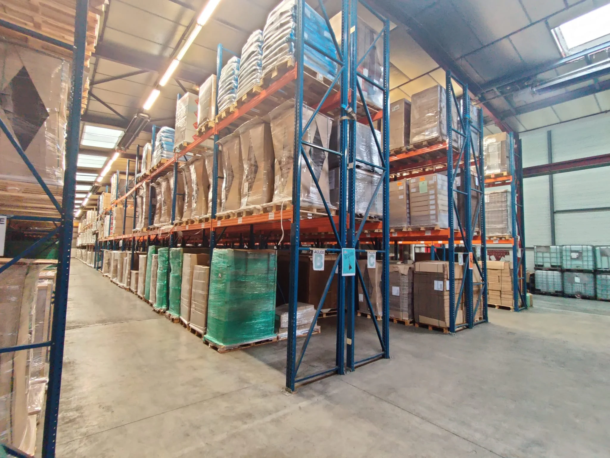 Entrepôt de chez Bayle Logistique
