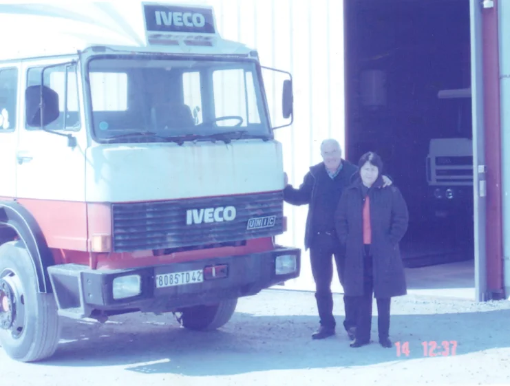 Photo des grands parents des directeurs de chez Bayle Logistique